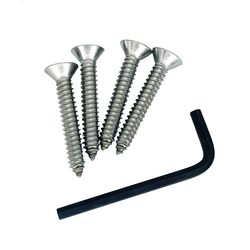 4 Lid Screws, Hex Head Wrench for UltraRib 18" and Larger Alberta